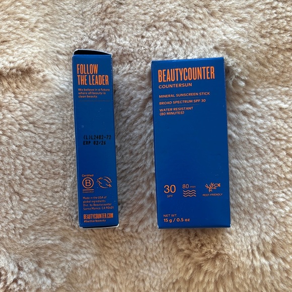 ❤️❤️ TWO Beautycounter Mineral Sunscreen Sticks ❤️❤️ exp 2/2026! - Picture 1 of 1